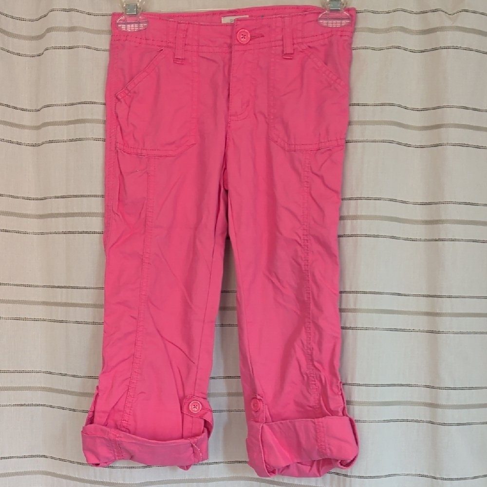 Pink Kids Cargo Pants